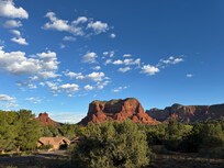Morning view from the balcony.