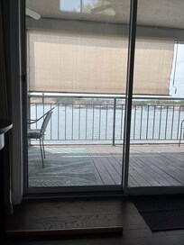 View out to the lake