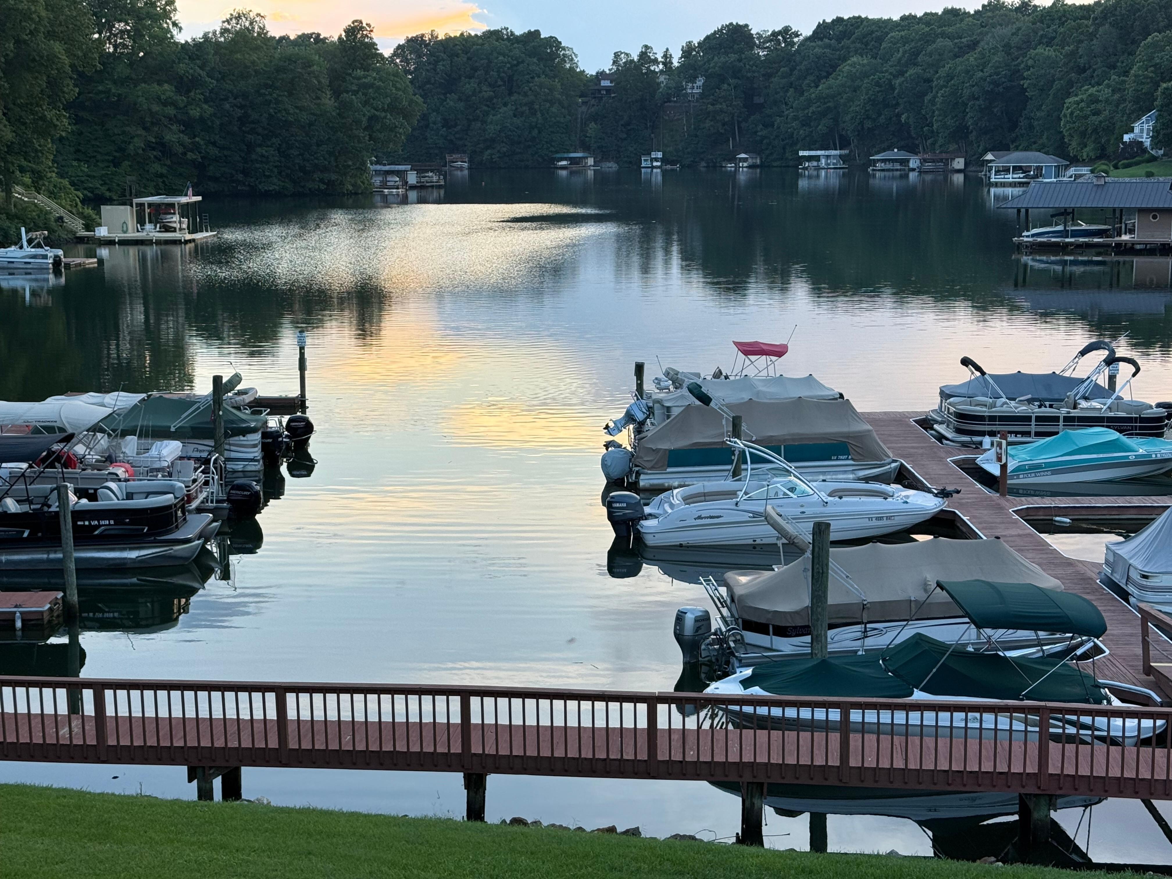 Lake view from pool 