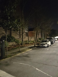 The 2nd floor of the back building is the unit, easy, secure access