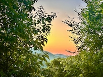 Sunrise from the deck