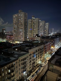 Lovely night view from our suite