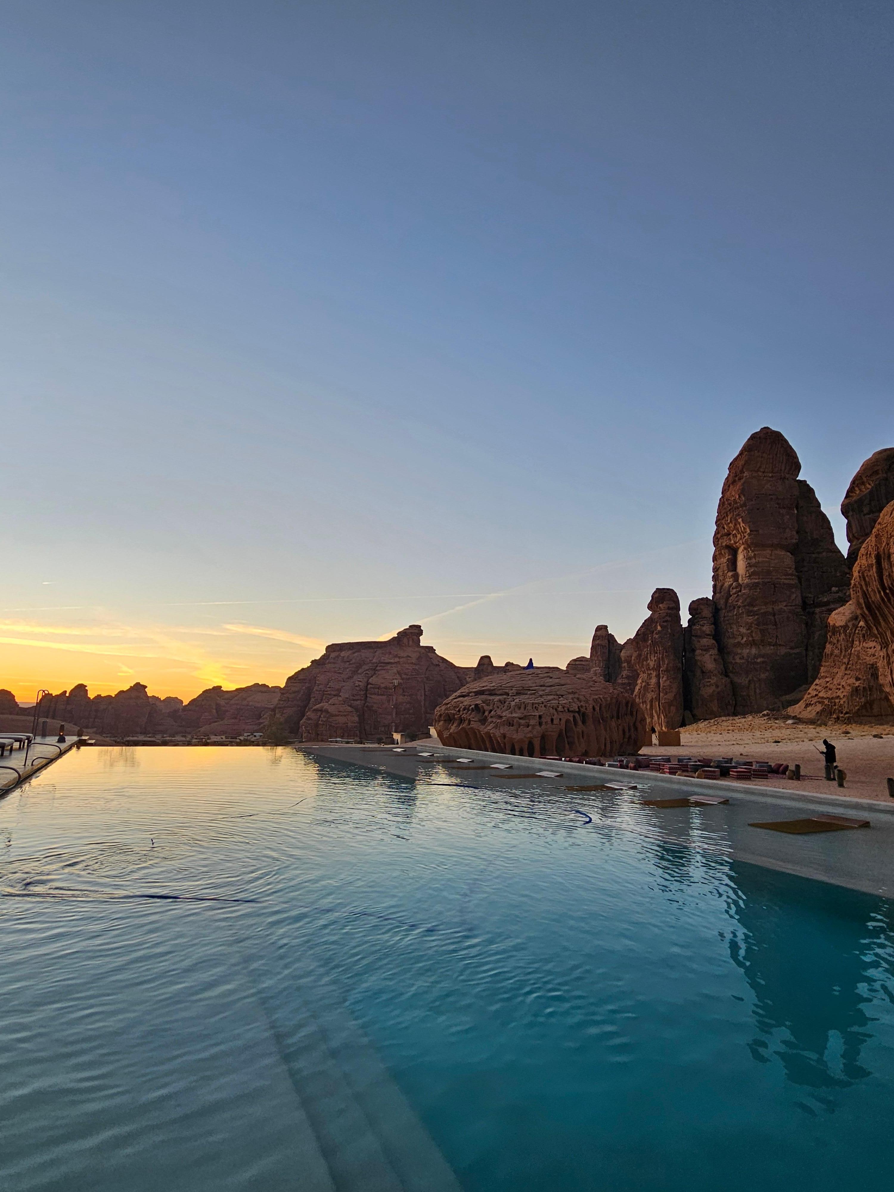 Scenery swimming pool