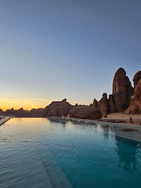 Scenery swimming pool