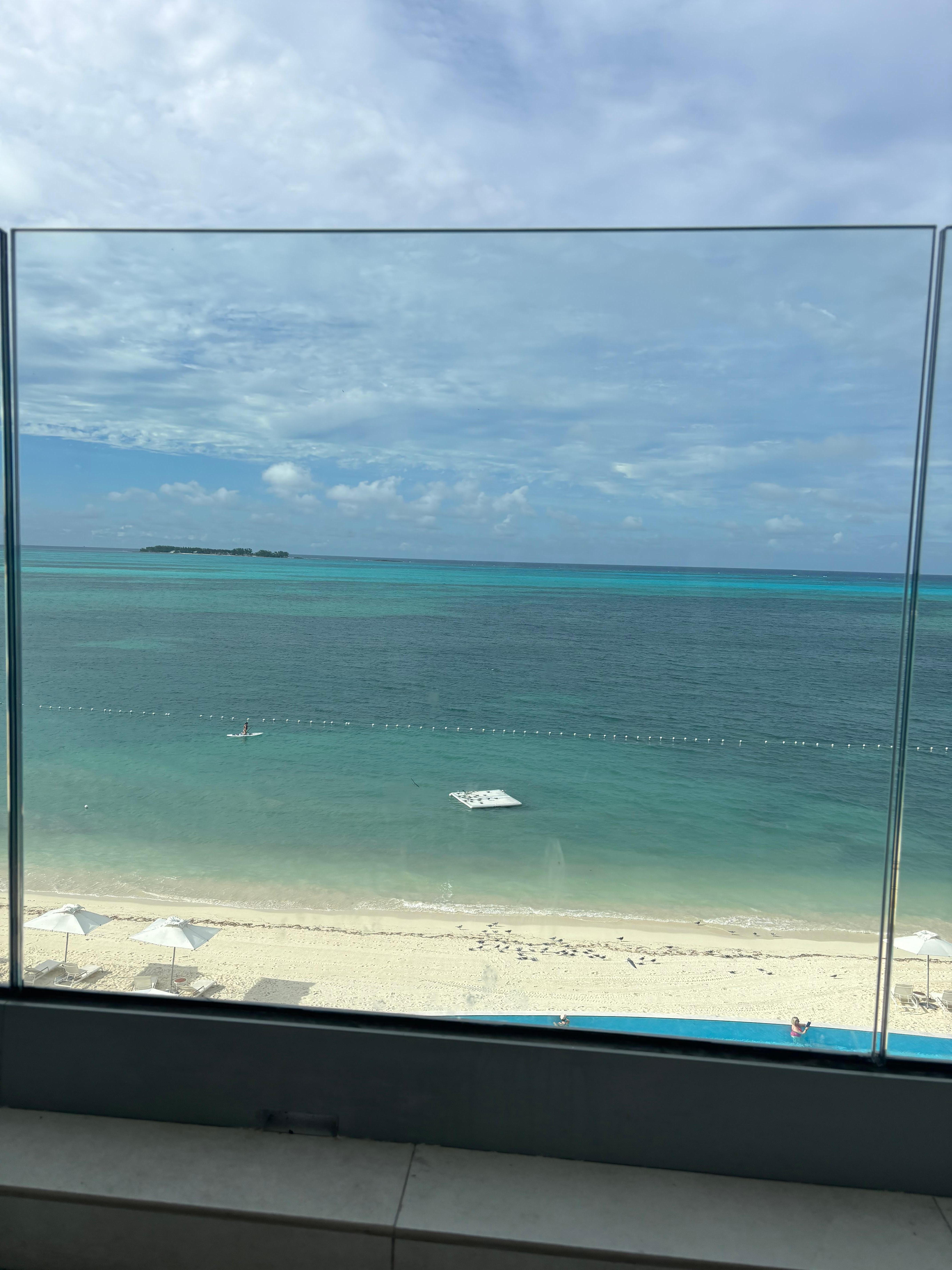 balcony view of ocean