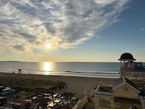 From balcony.