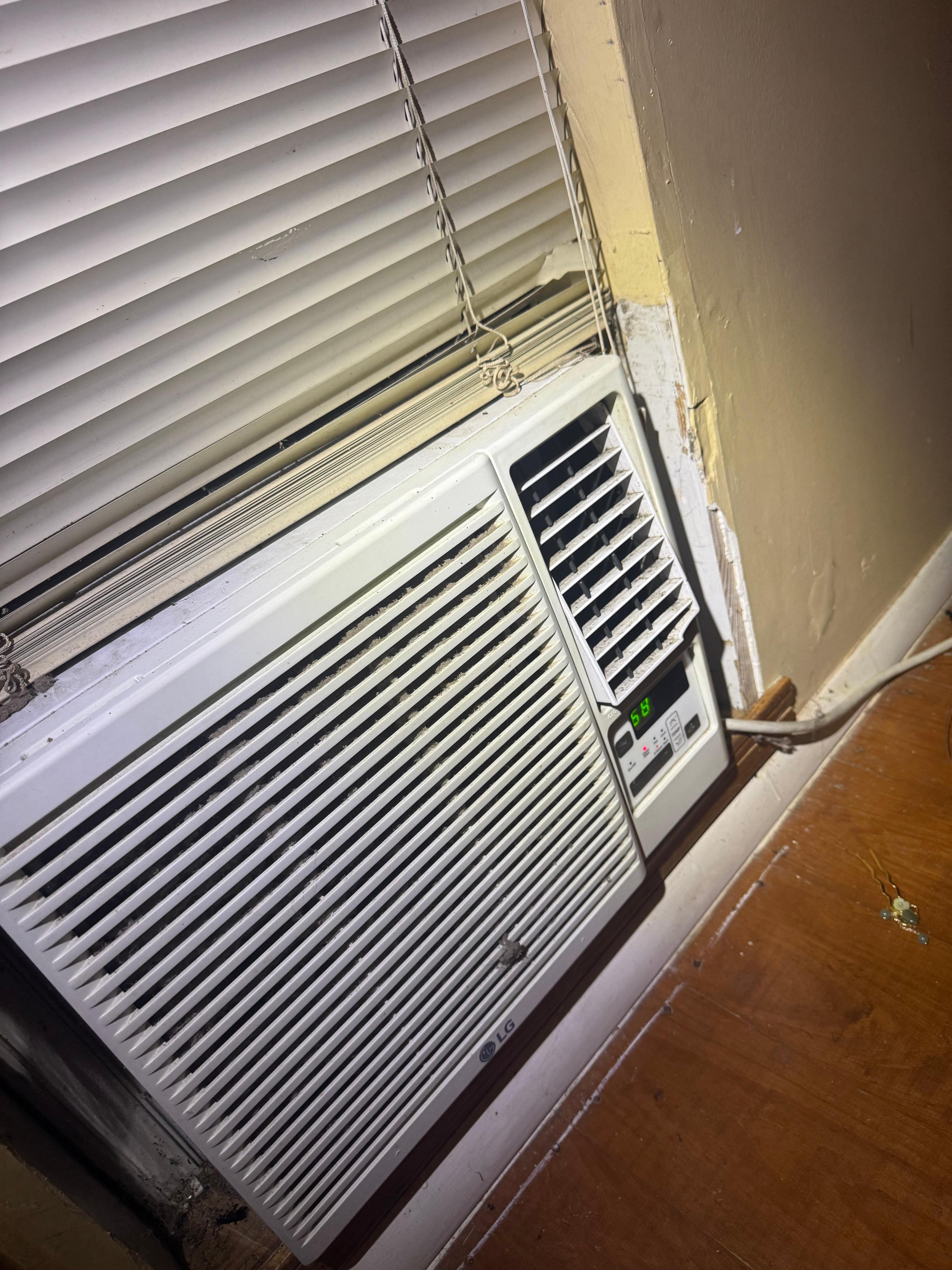 Mold and dust never cleaned