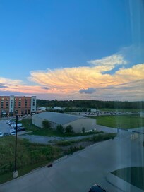 Amazing view of the clouds from our room!