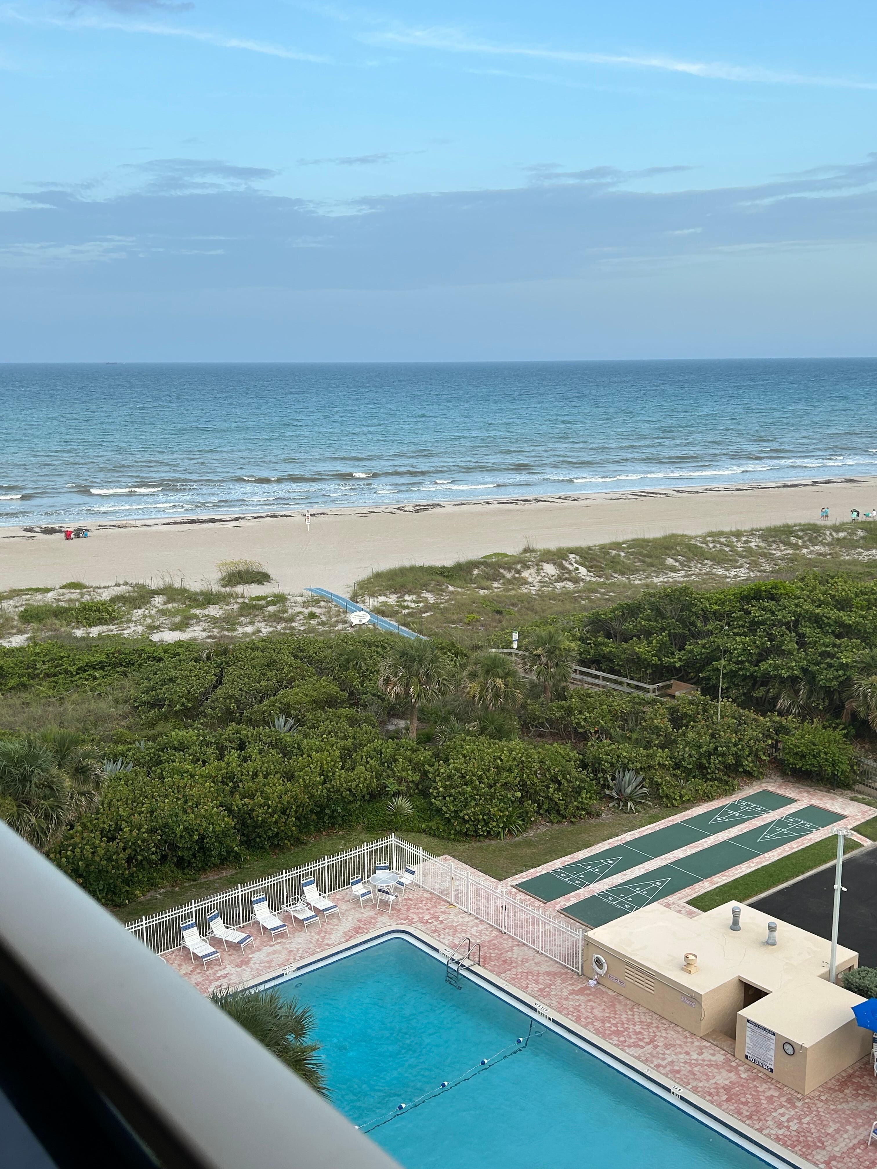 From our balcony.