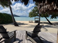 Private area of beach