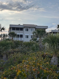 Condo building gulfside view