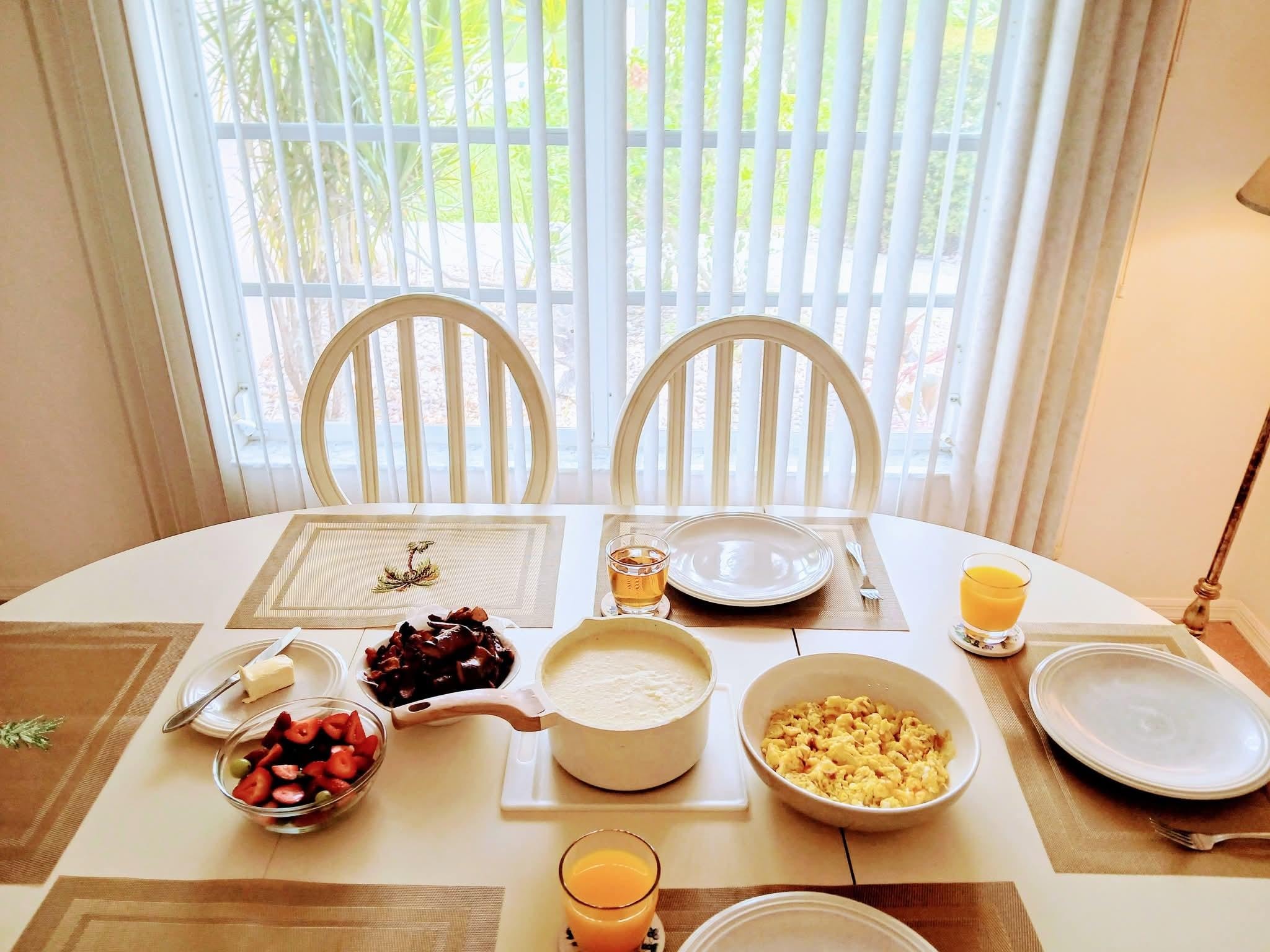 I cooked breakfast for my family!