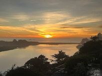 Sunset views from the deck