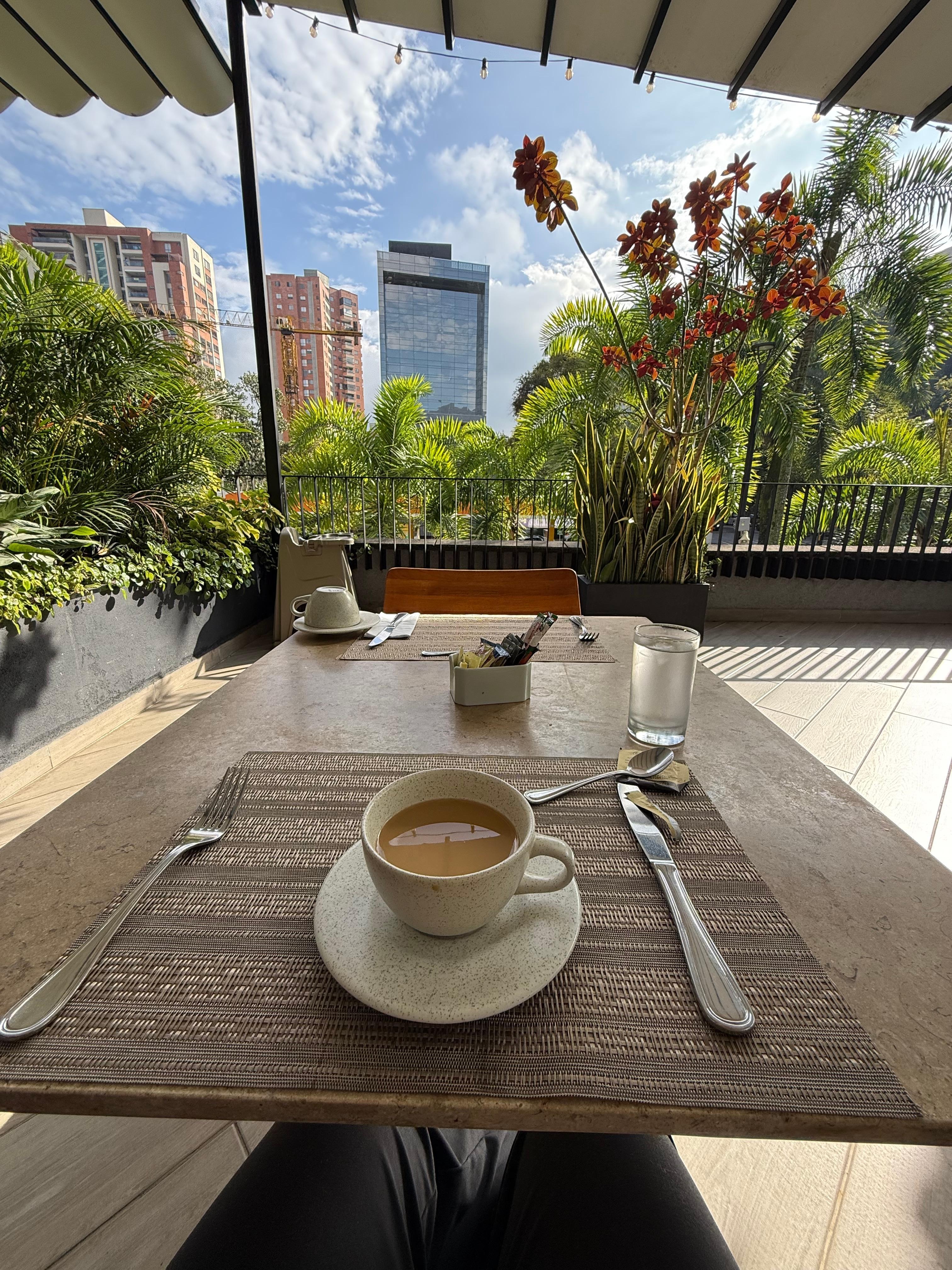View from Nomade restaurant on 2nd floor. 