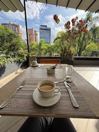 View from Nomade restaurant on 2nd floor.