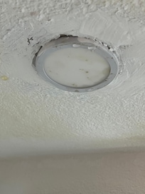 Dripping pipes from ceiling