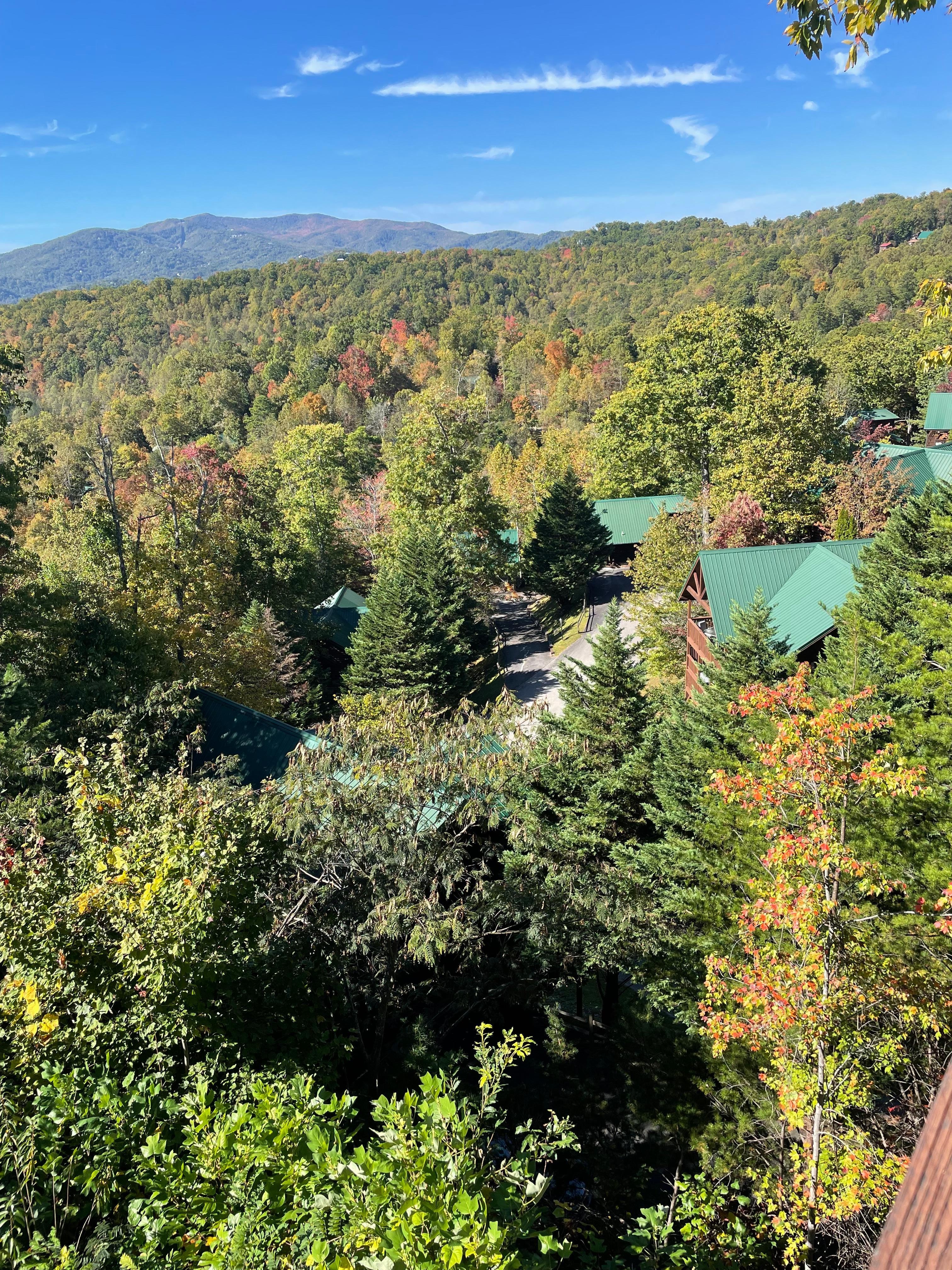 Community view from balcony 