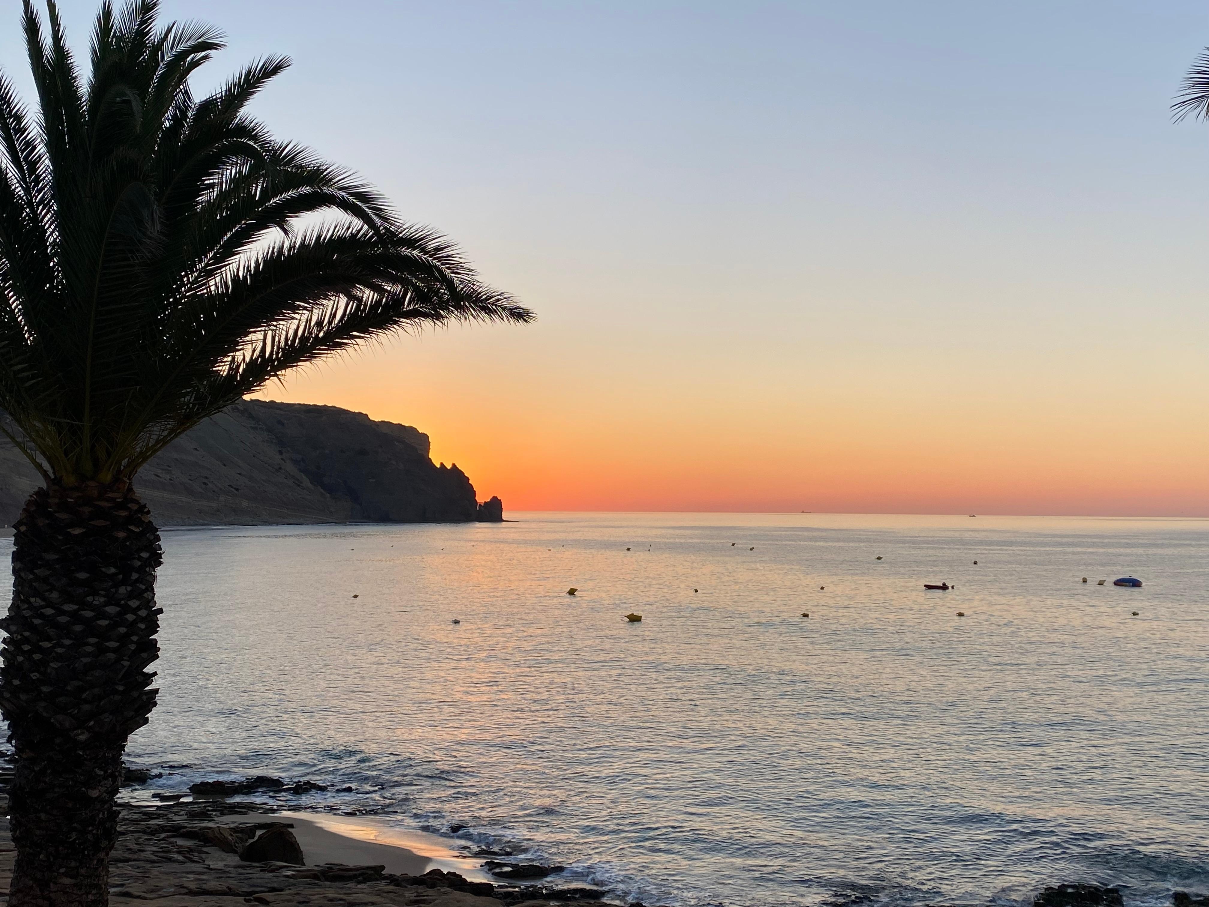 Sunrise from the patio