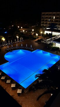 Vue Piscine de nuit