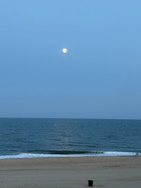 Balcony view of the moon