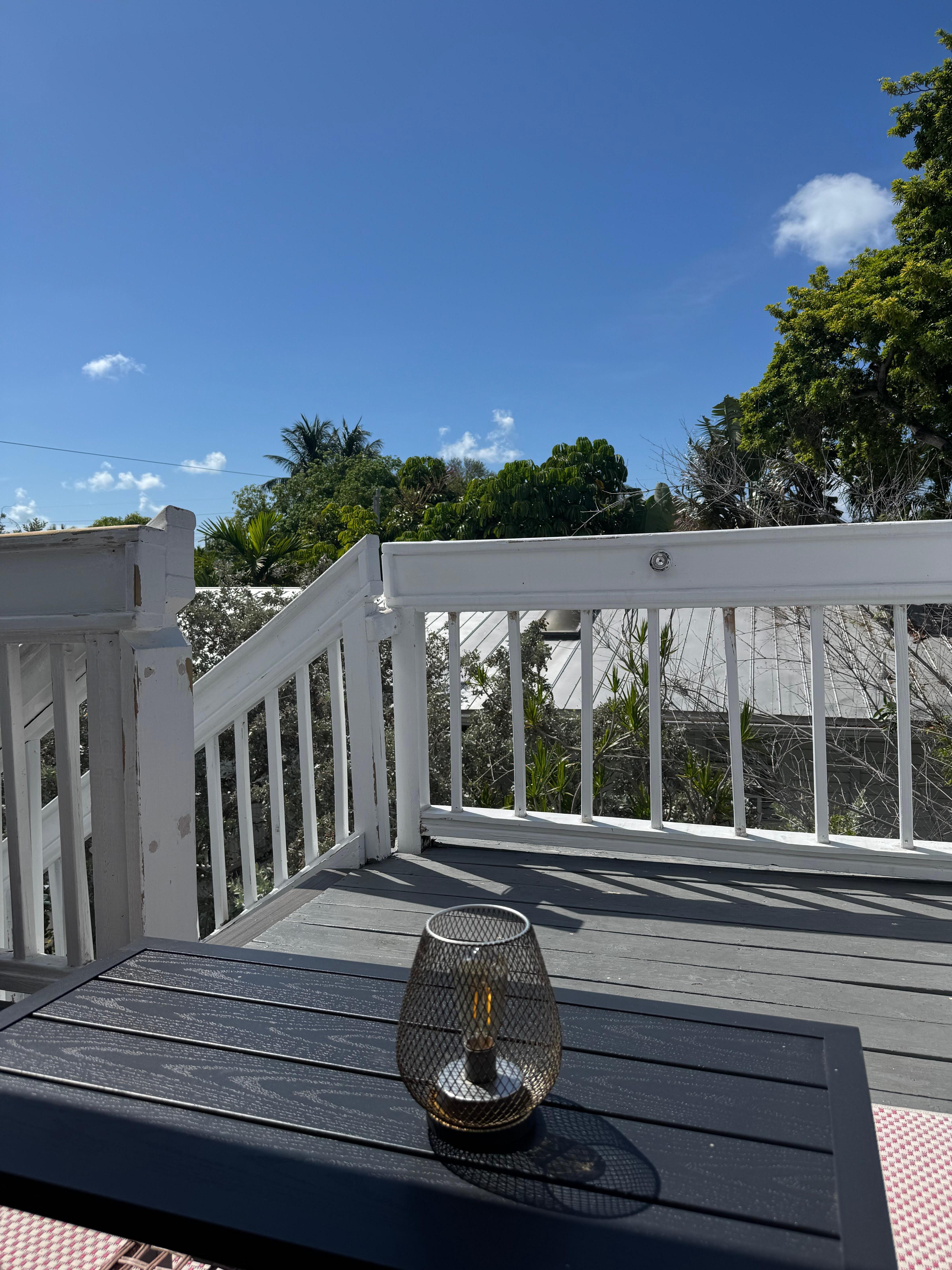 View from our balcony on the 3rd floor.