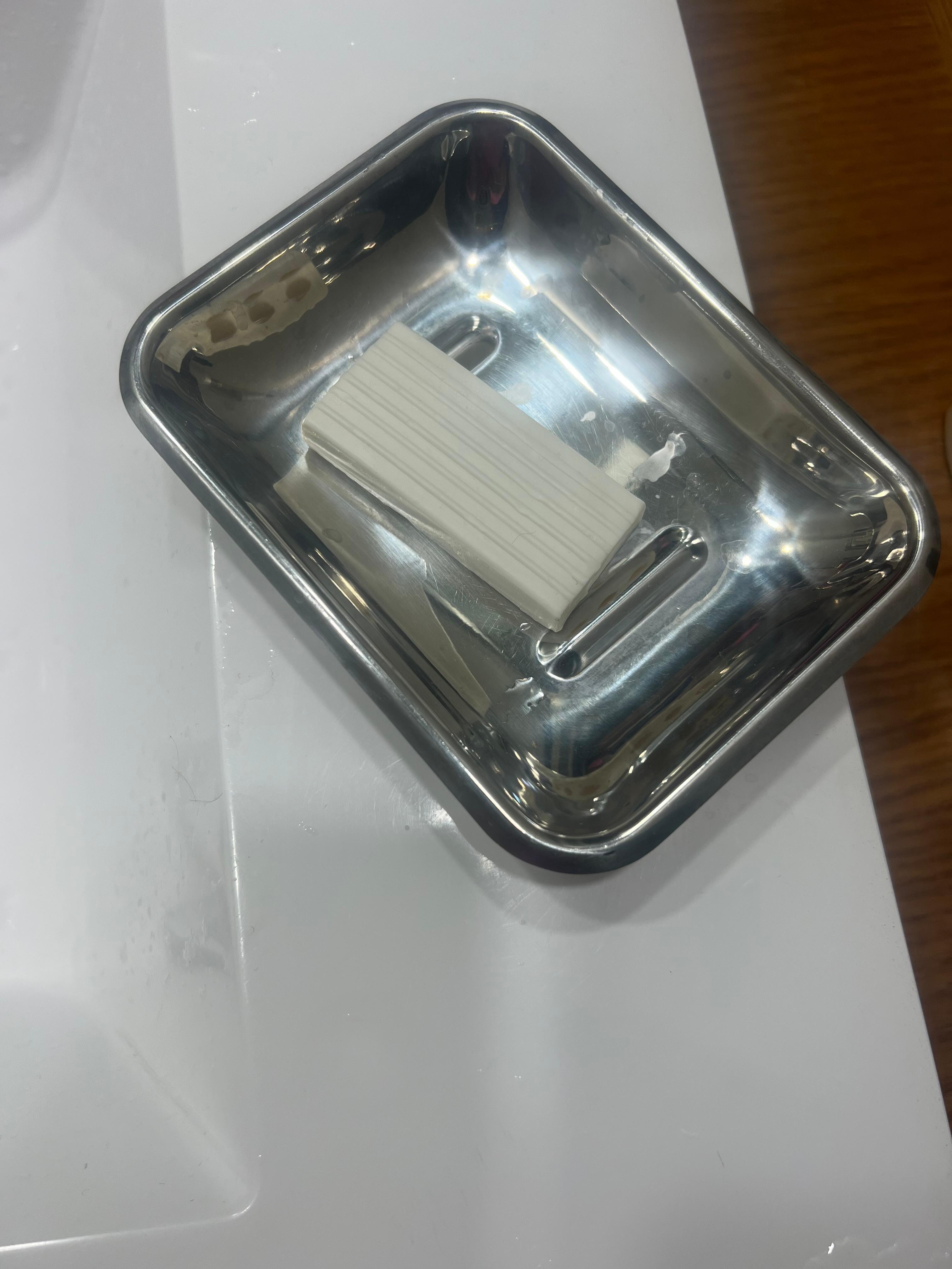 The soap had no wrapping!