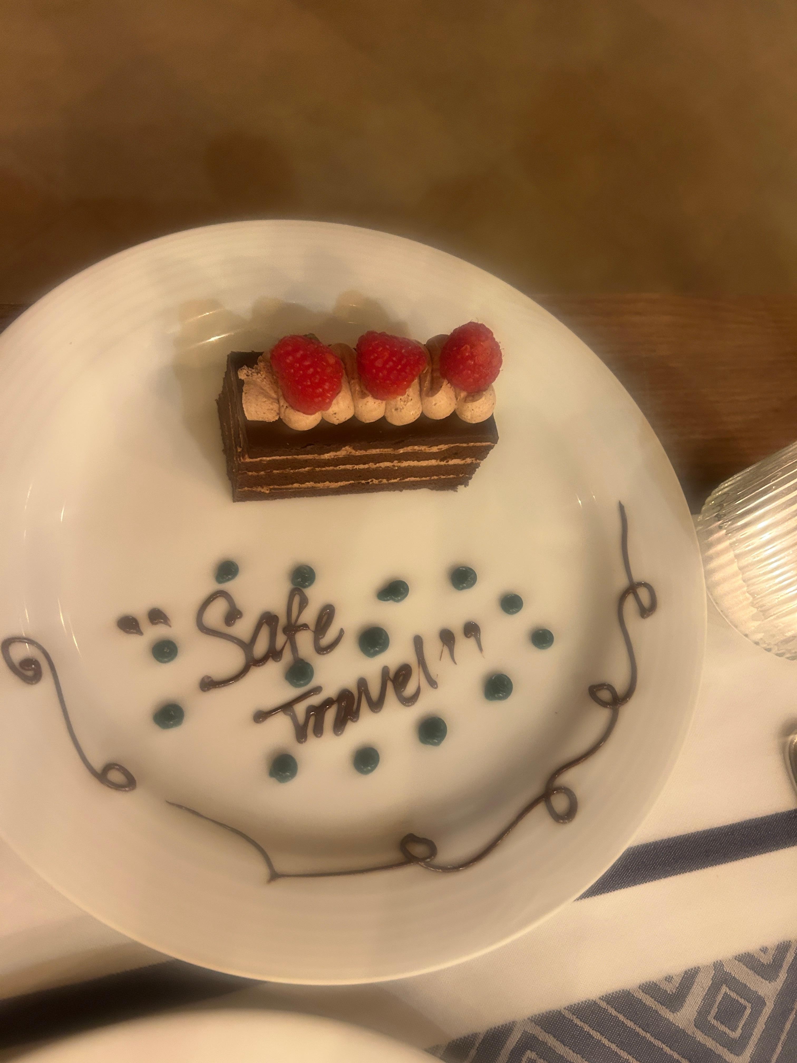 So sweet of them to acknowledge your last day. 