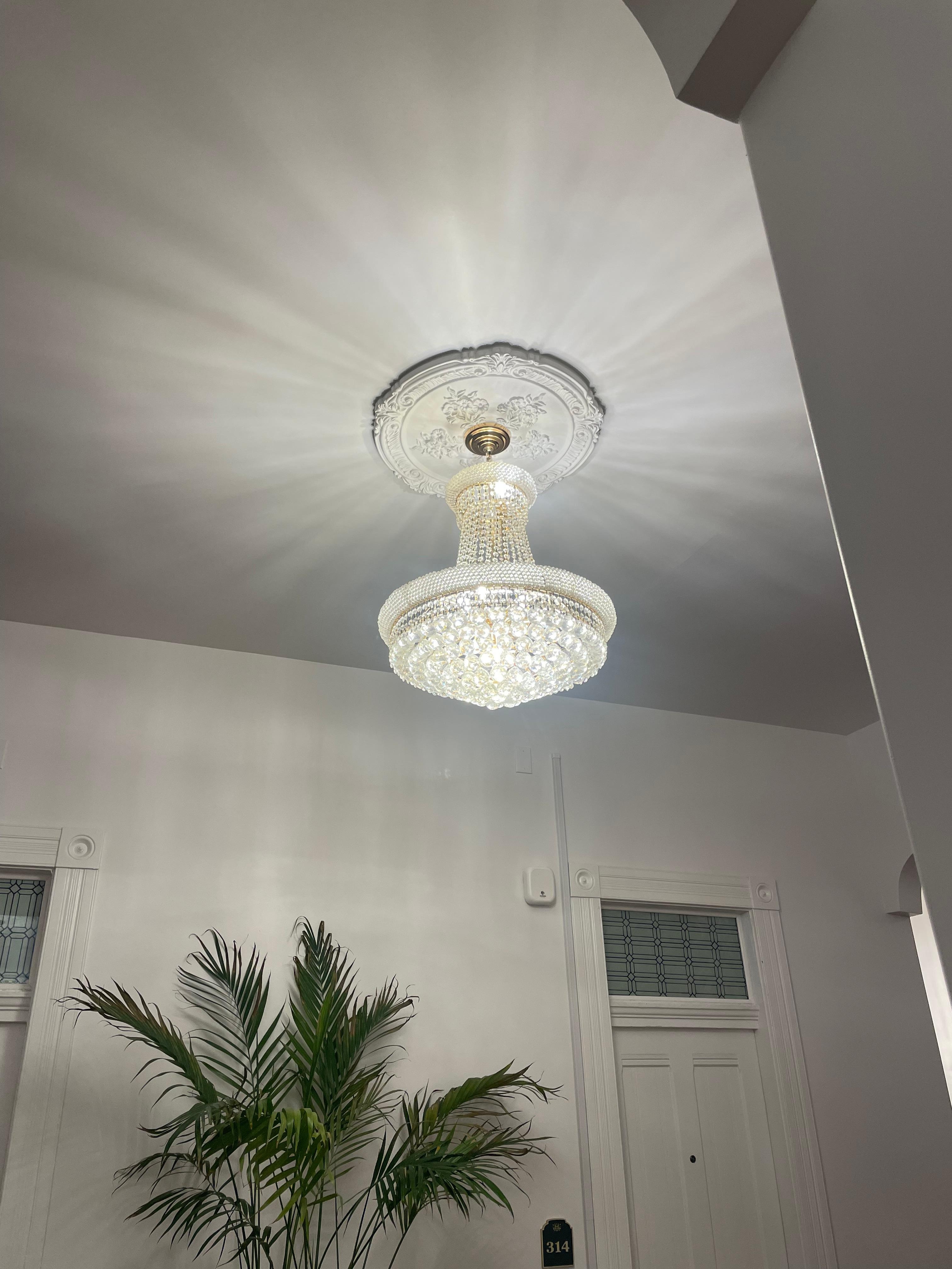 Chandeliers everywhere