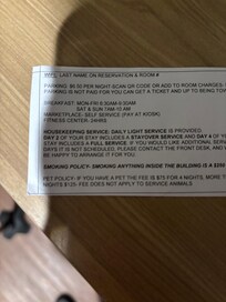 Daily light housekeeping is listed.