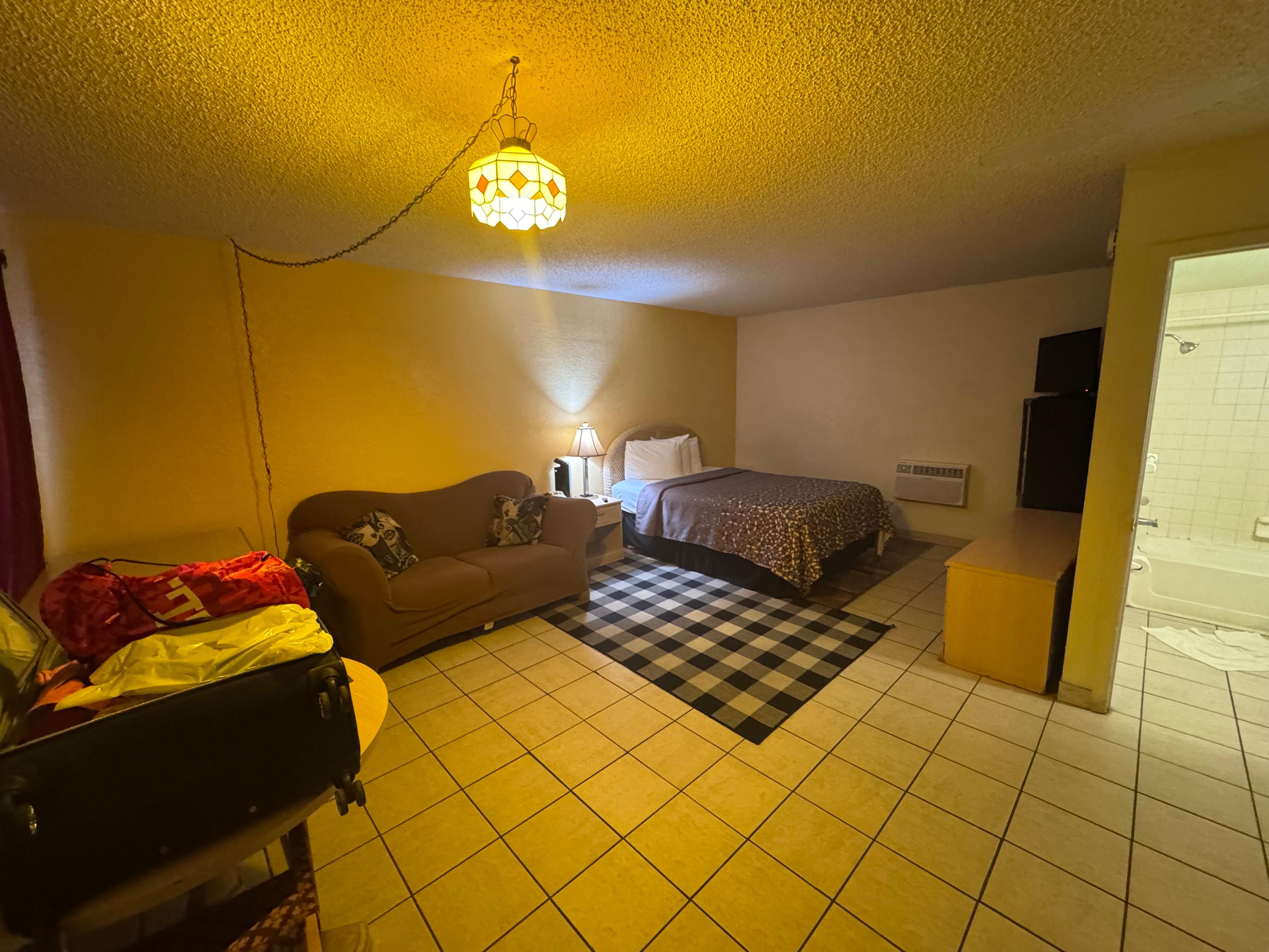 The view from the door.  