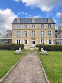 Front of chateau