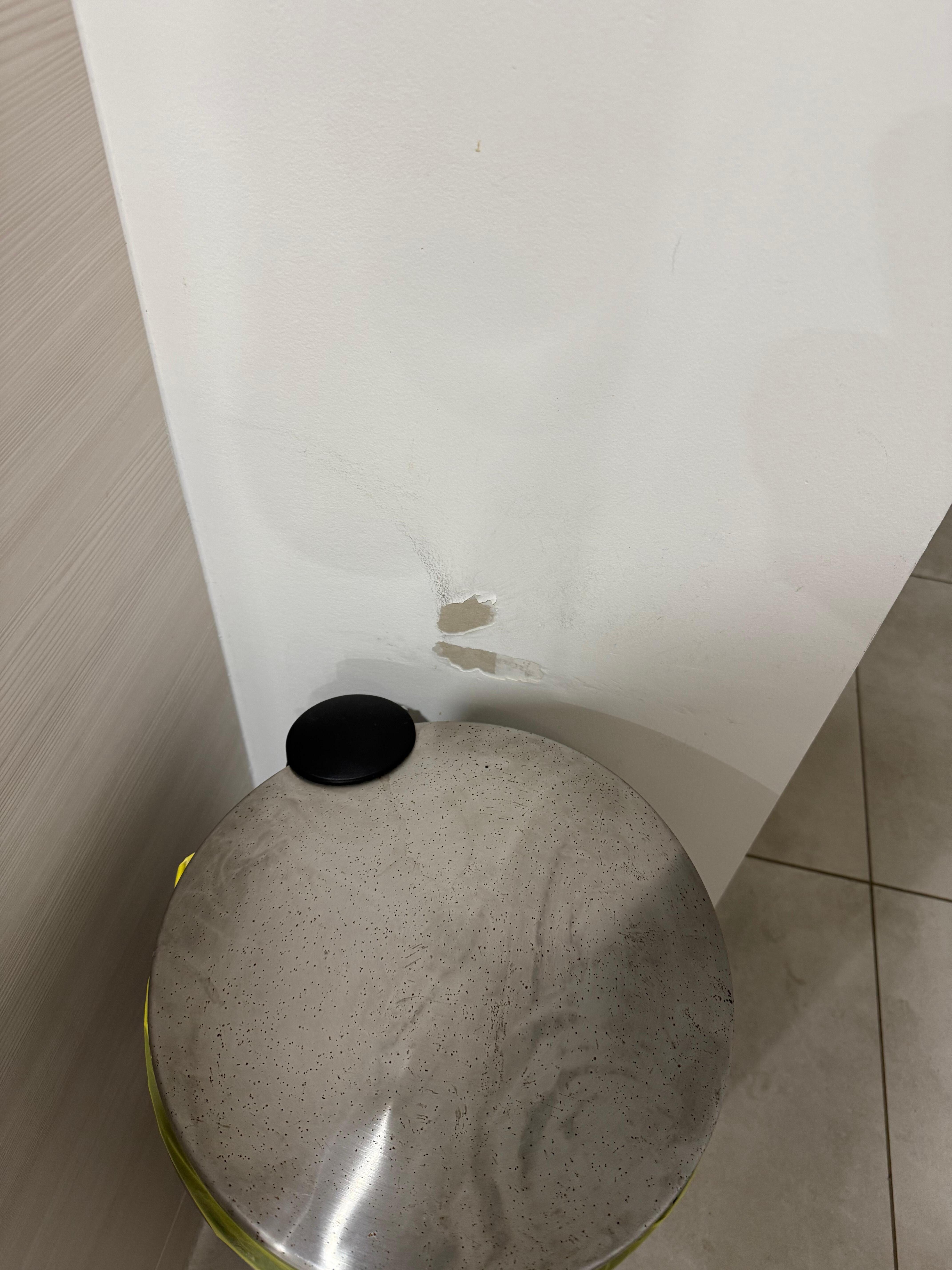Damage in Kitchen Area