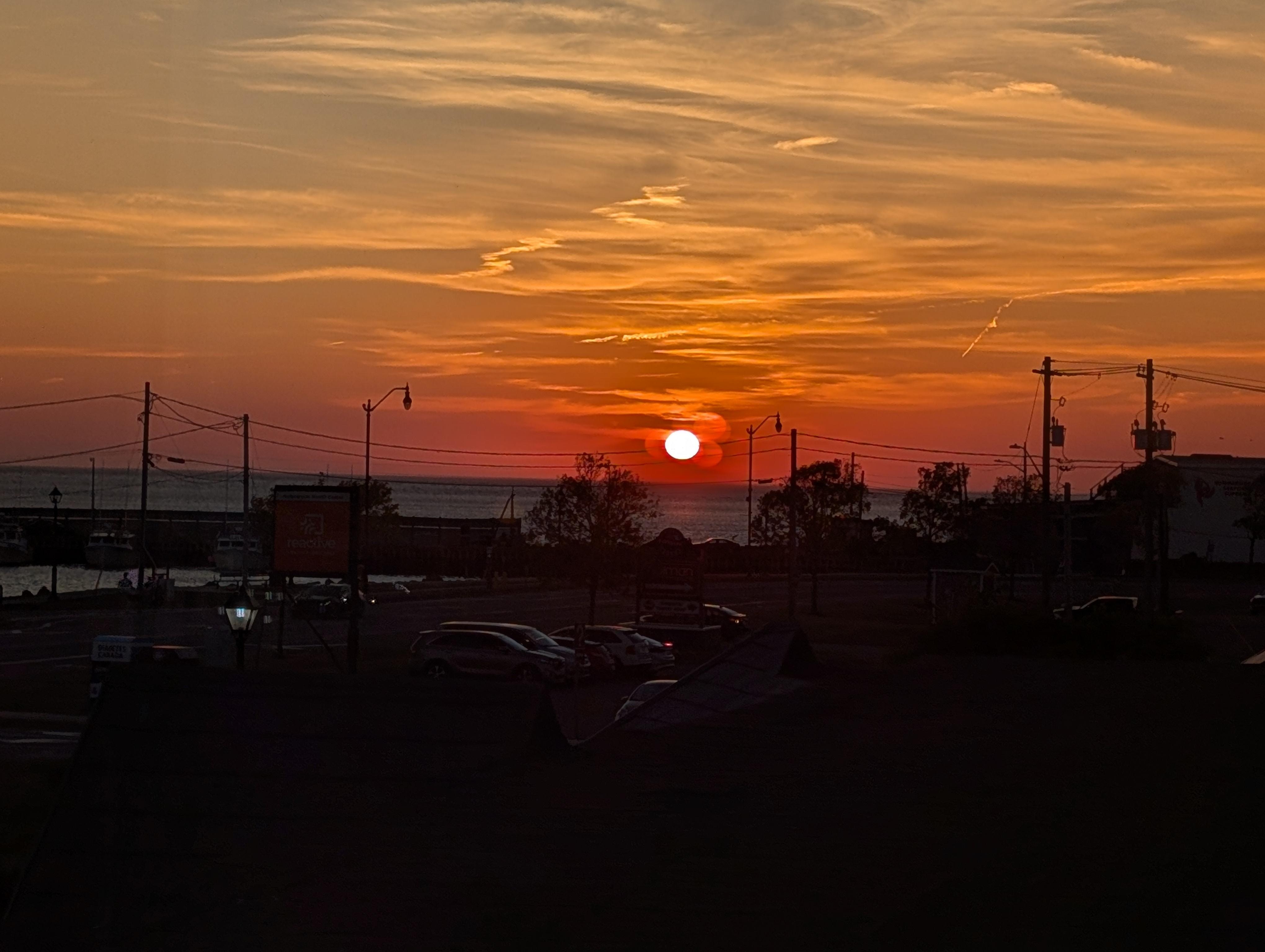 Sunset picture taken from my room.