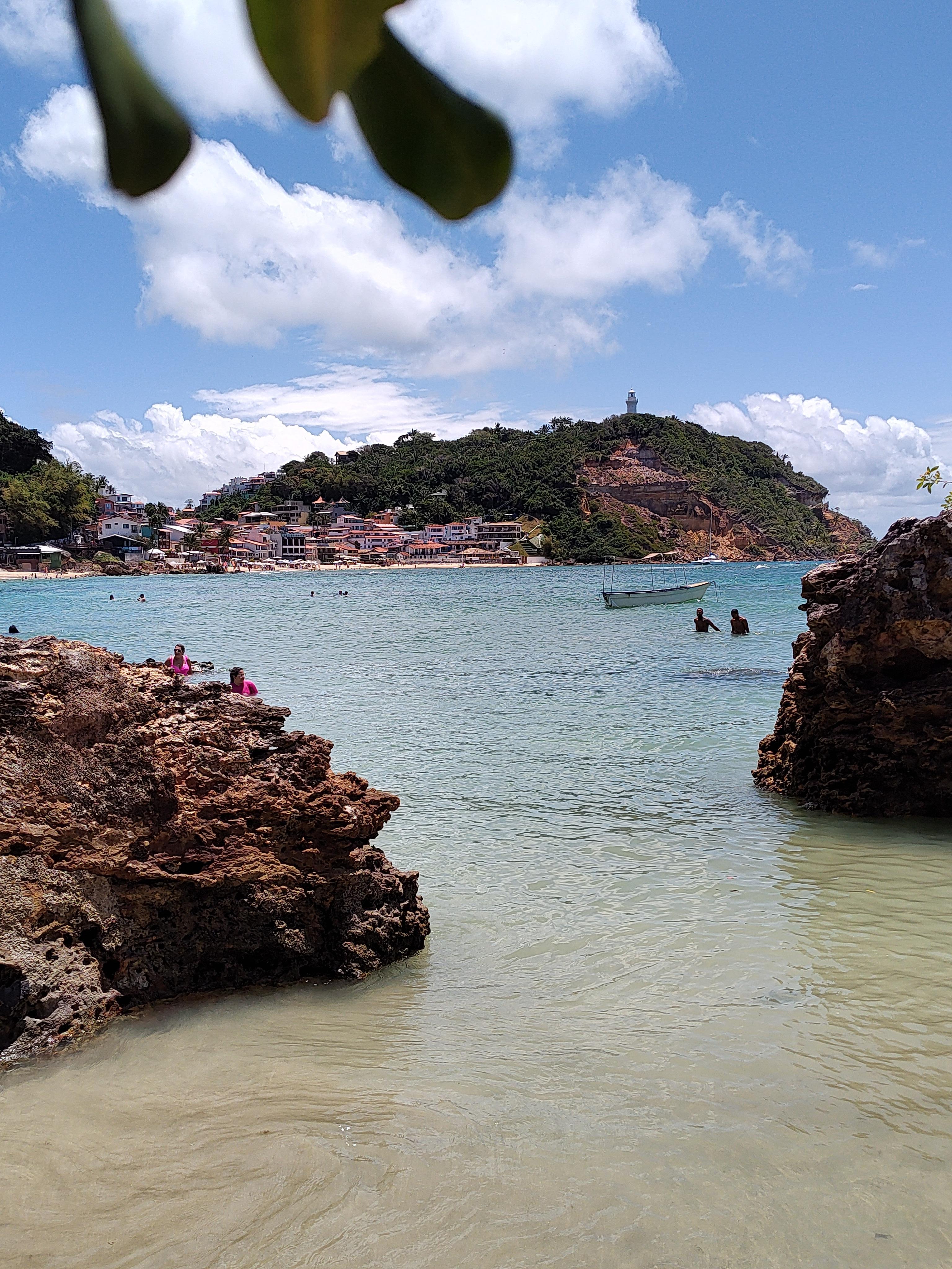 Vista da segunda praia.