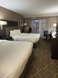 Spacious room. I loved that we had a balcony overlooking an indoor “patio”. We could smell breakfast from our 3rd floor room (even with the patio door closed). It was heavenly to wake to such an aroma!