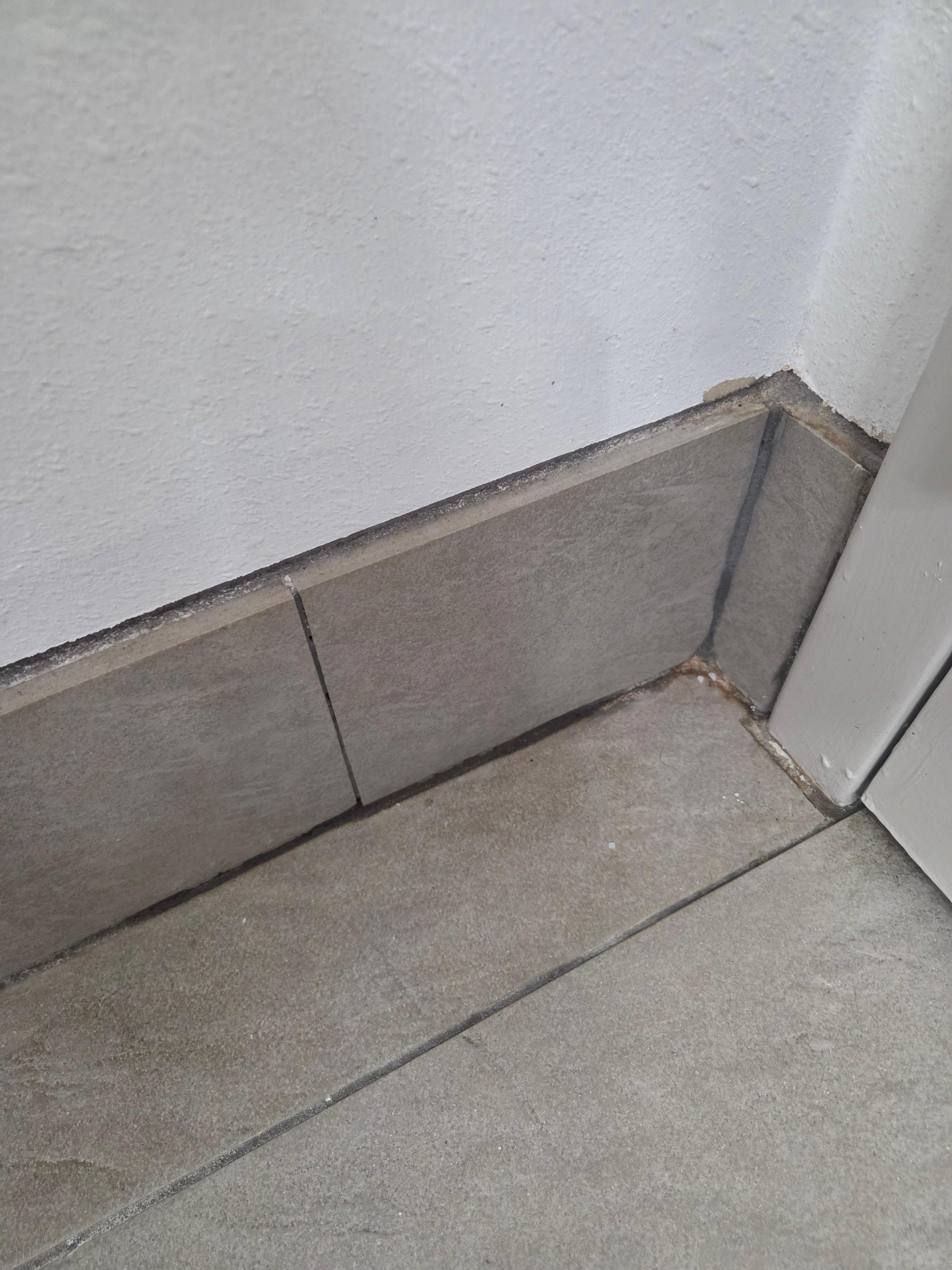 Mold or dirt in bathroom