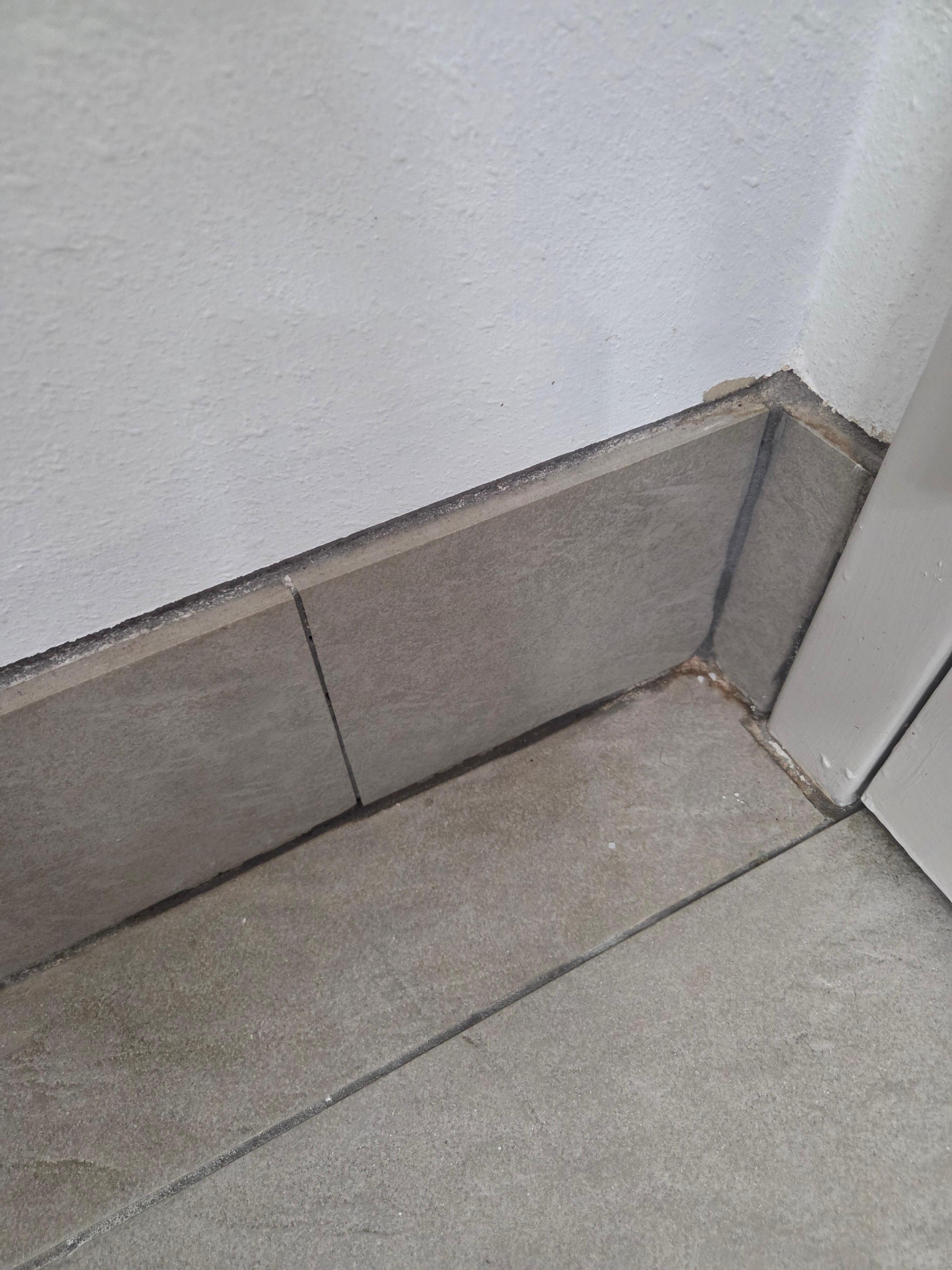 Mold or dirt in bathroom