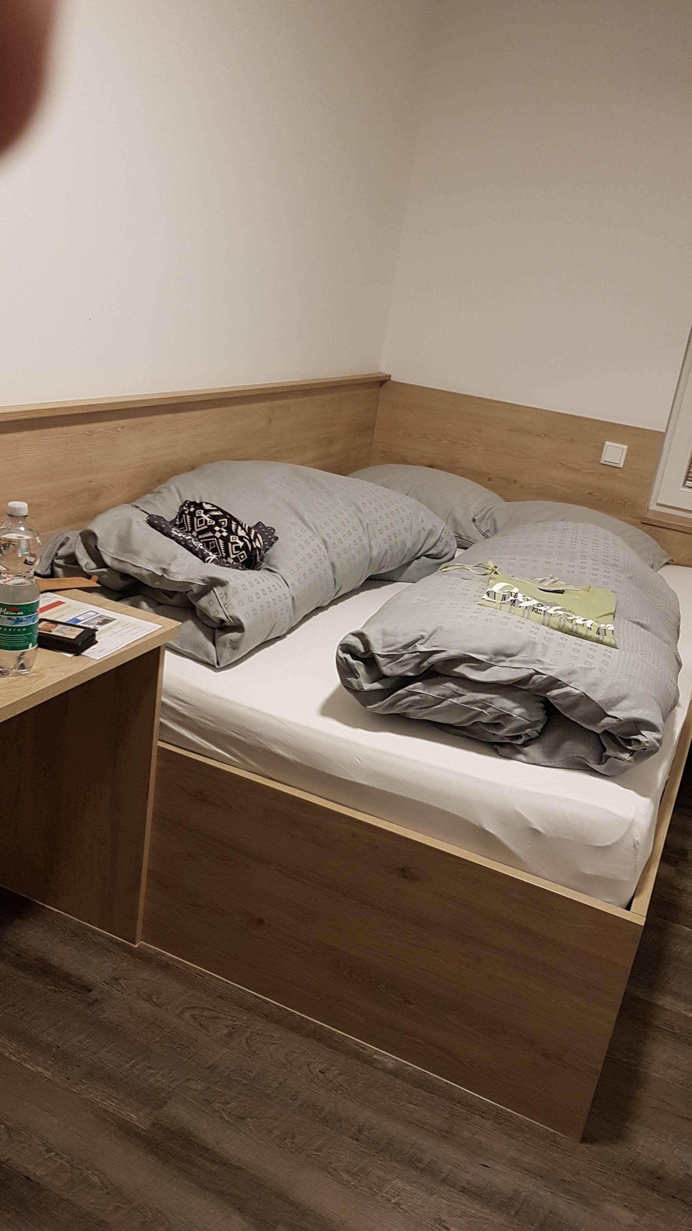 Betten für zwei Personen