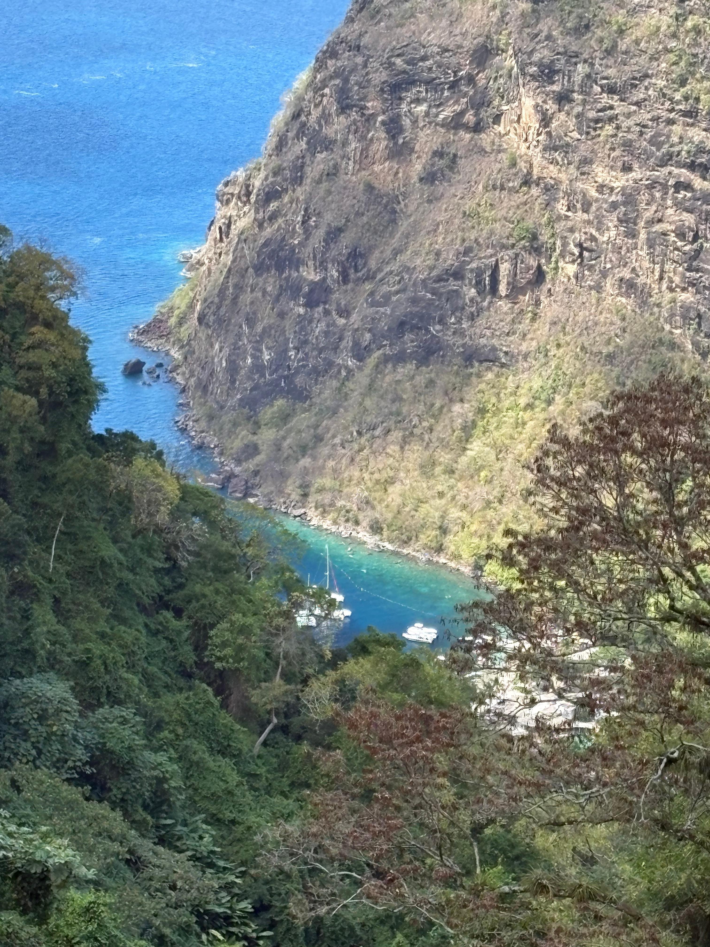 View at top of Nature trail on the grounds 