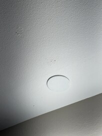 Random spit wad that was removed from ceiling