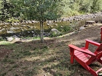 Chairs on the river!