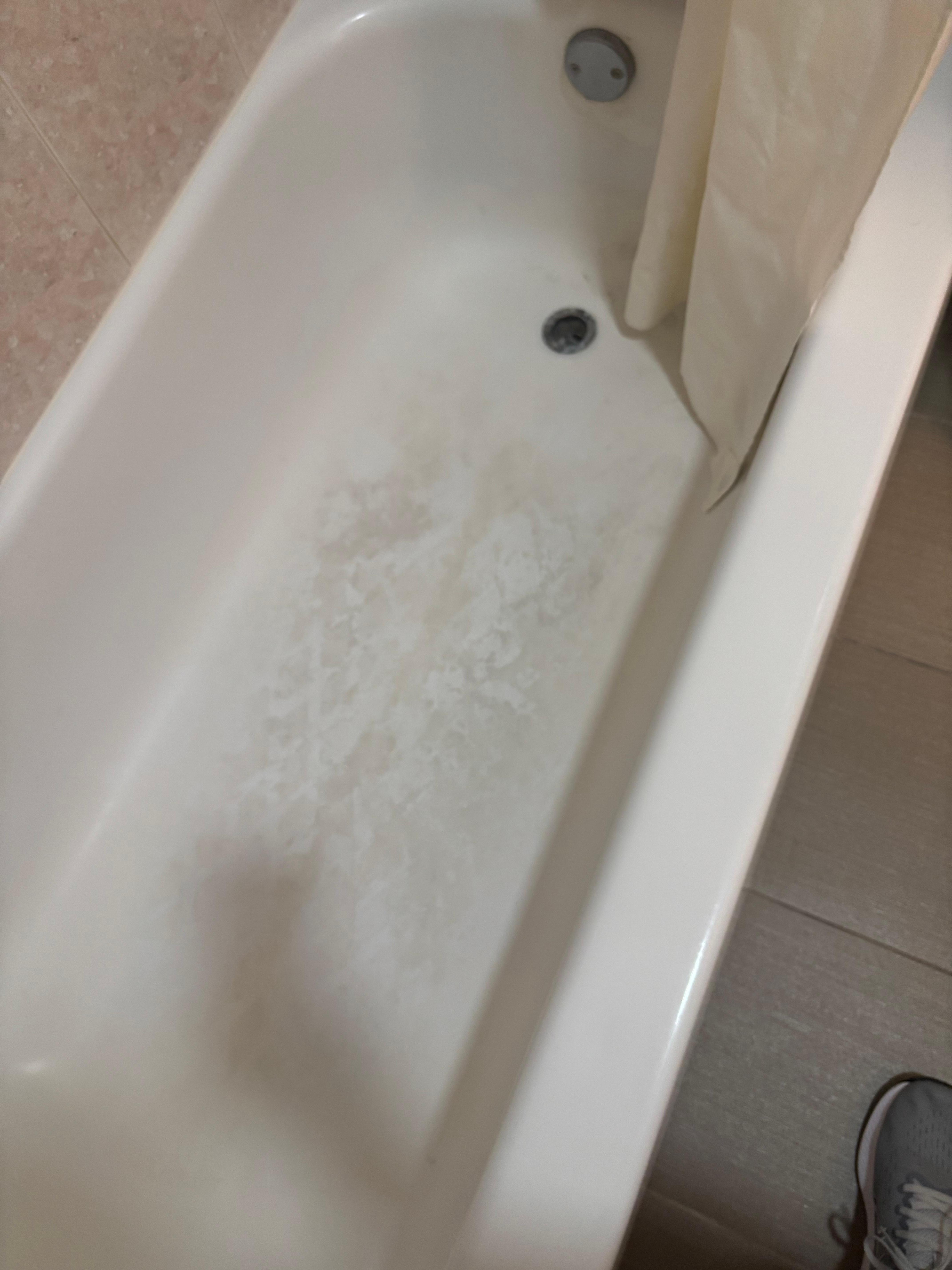 Tub stains
