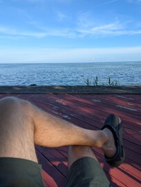 View from deck