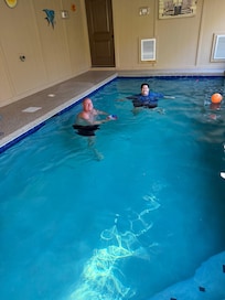 Pool is big and deep. Really enjoyed the pool.