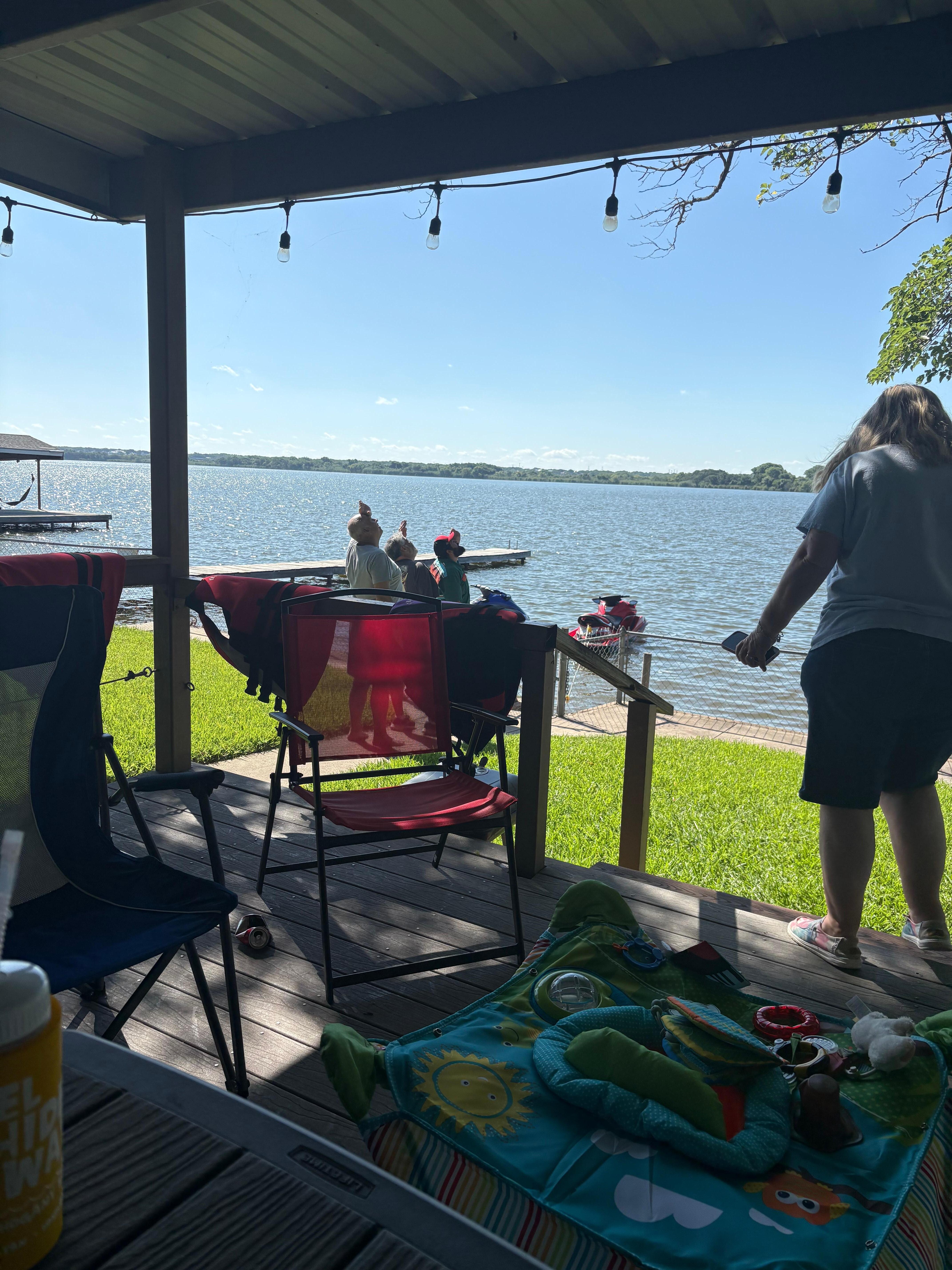 A view from the back deck.
