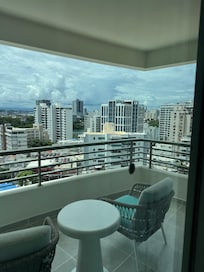 Corner City View with balcony