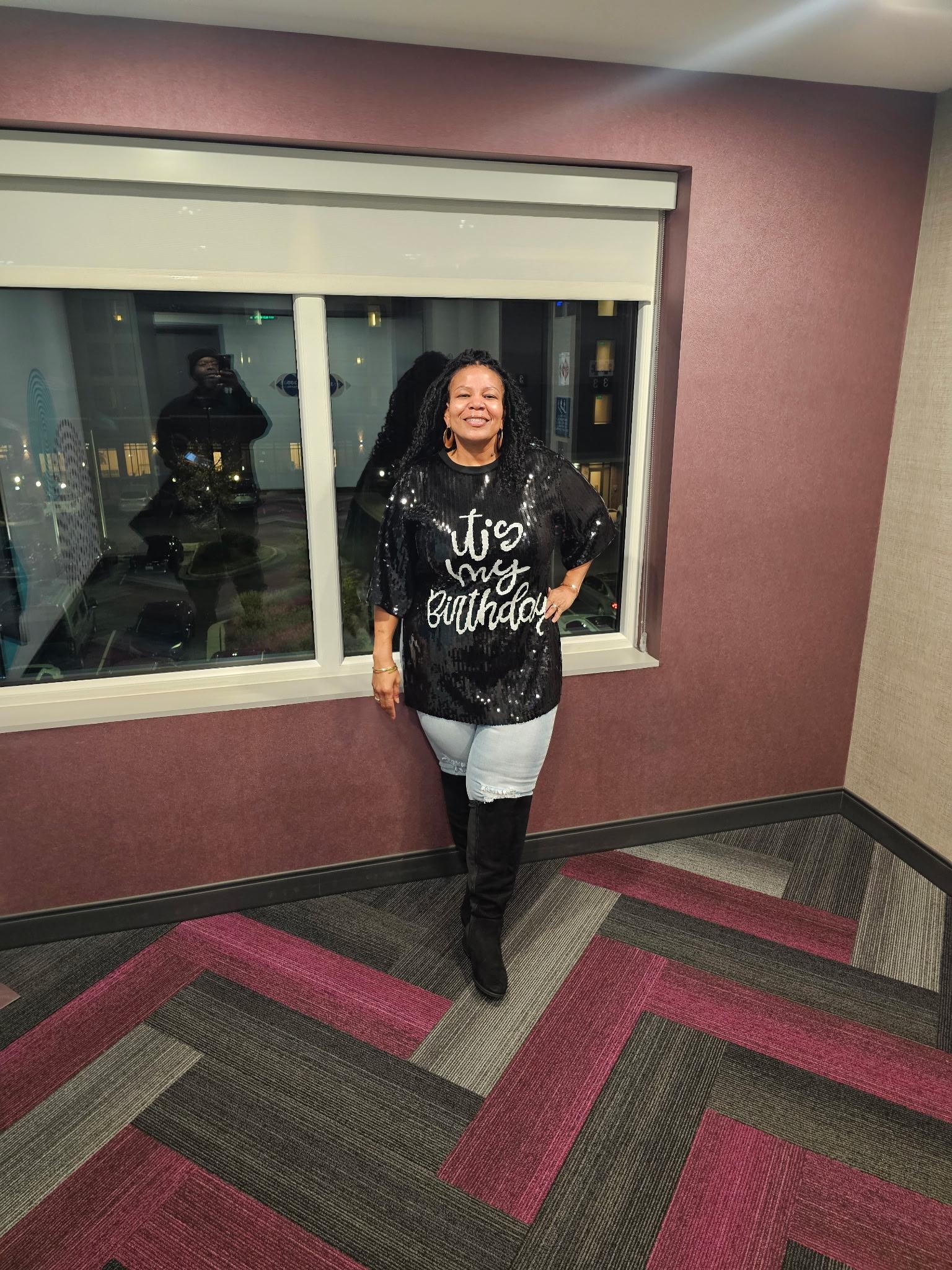 Enjoying my birthday and stay at Tru!