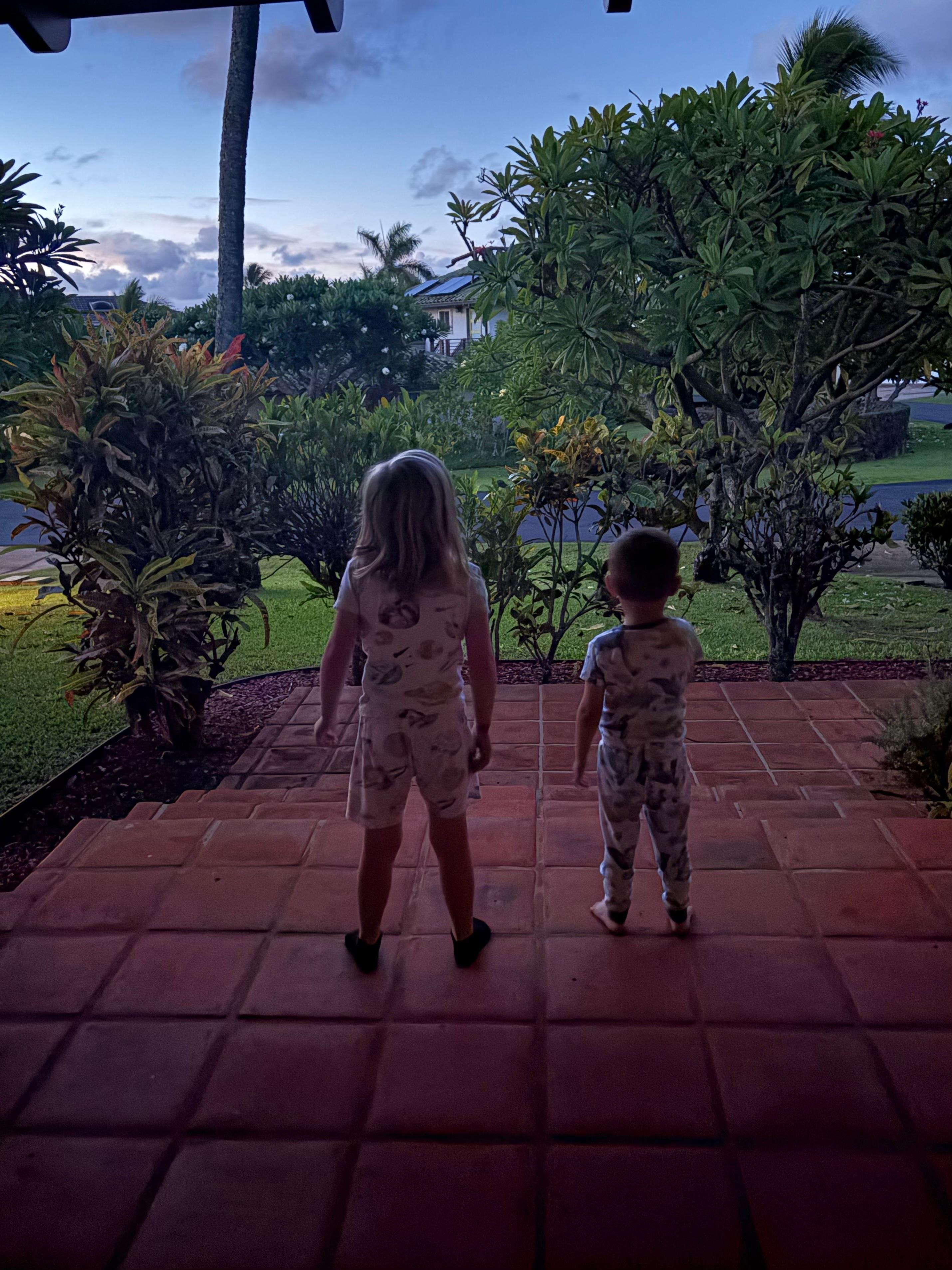 Sunrise on the porch