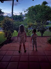Sunrise on the porch