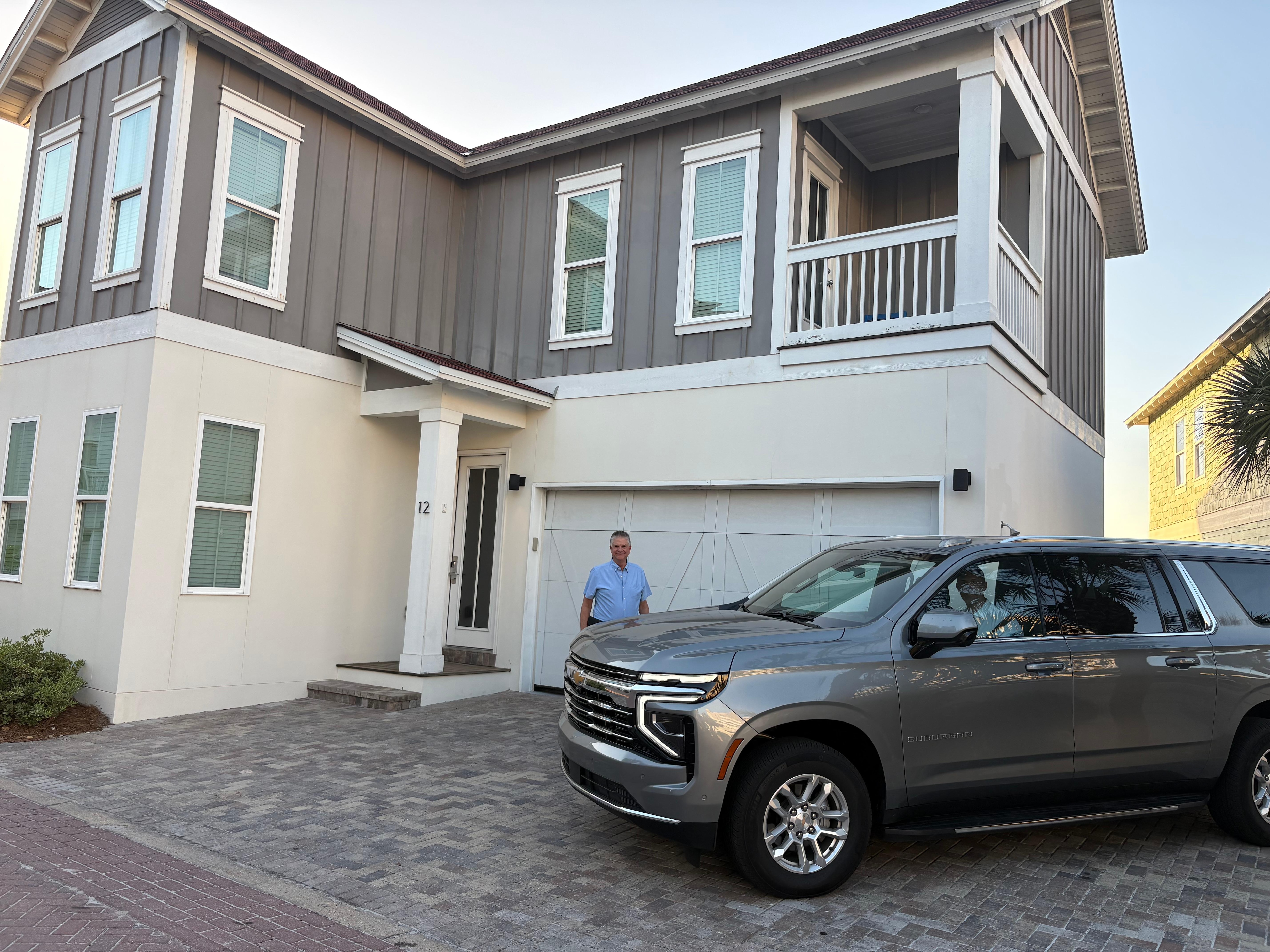 Beautiful house with two balconies,  and private deck 